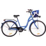 Mestský bicykel 26" Fuzlu Alaska modrá labuť 3s 17" 